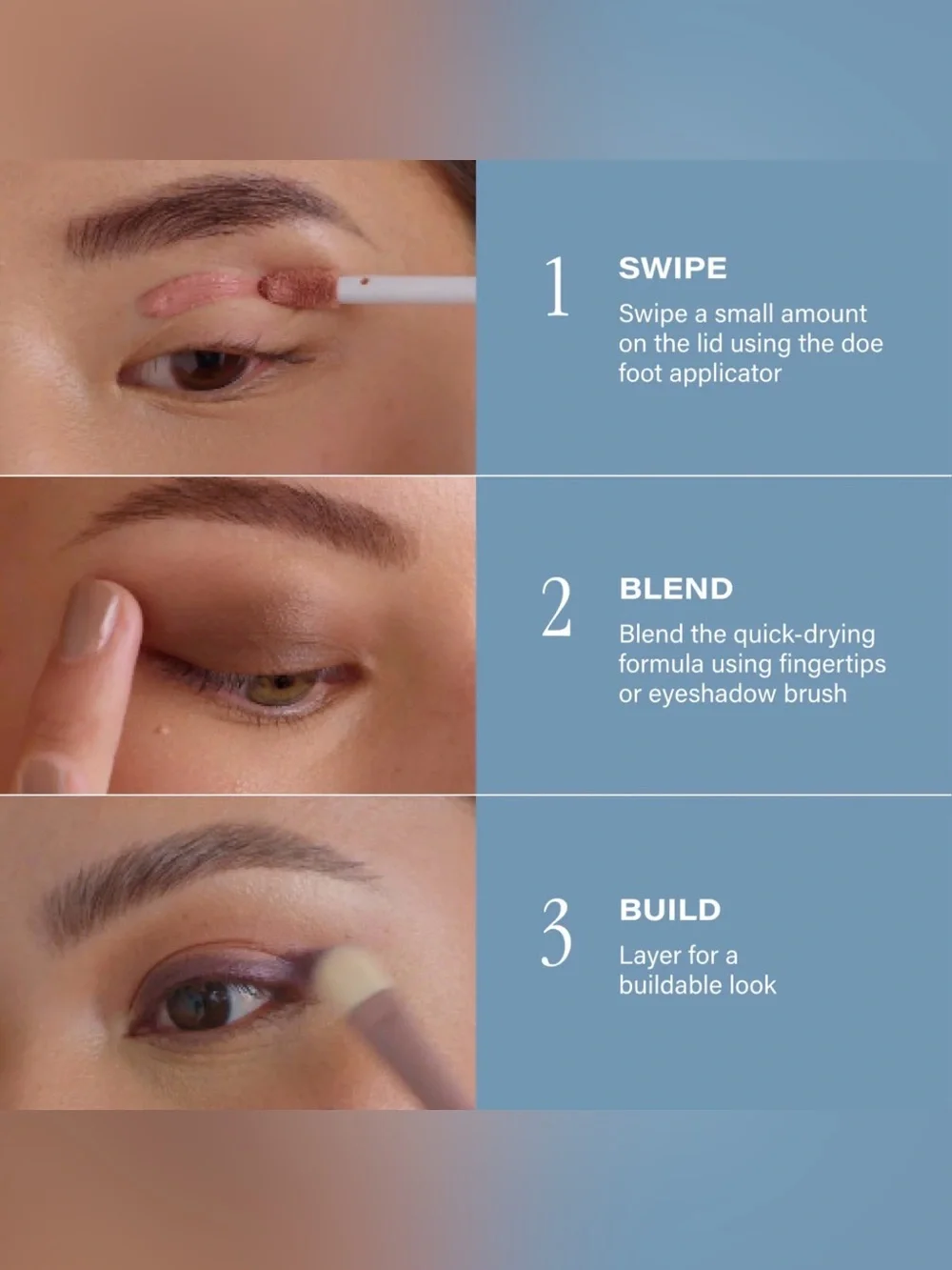 SKINN TRIO Eyeshadow BUNDLE: LINEN, PLUM & PINK PEARL